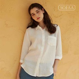 [THE SOFAA] 더소파 오픈카라 셔츠THE SOFAA